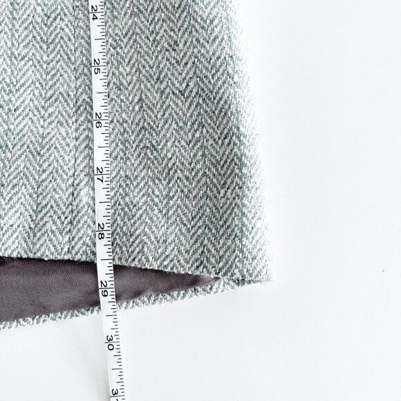 Arnold Palmer Mens Tweed Wool Herringbone Sport Coat Blazer Jacket Green Size 42 - Picture 9 of 12